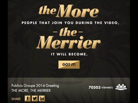 Publicis' Maurice Levy sends high tech season's greetings Publicis' Maurice Levy sends high tech season's greetings