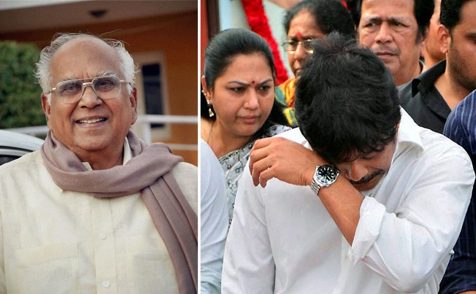 Photos: Nagarjuna mourns passing of Akkineni Nageswara Rao