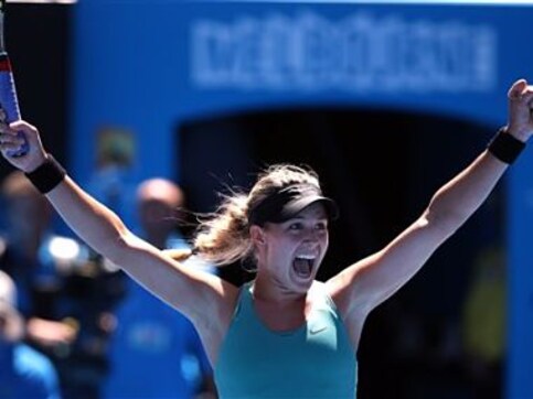 Bouchard beats Ivanovic to reach Australian Open semis Bouchard beats Ivanovic to reach Australian Open semis