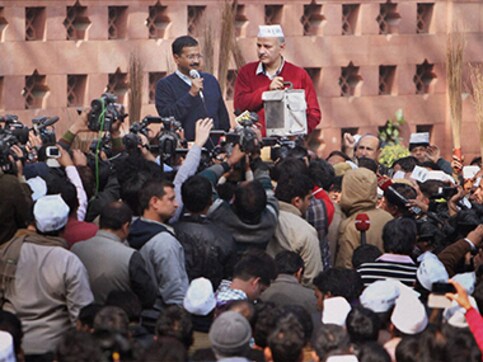 Delhi CM Arvind Kejriwal clears office files at dharna site Delhi CM Arvind Kejriwal clears office files at dharna site