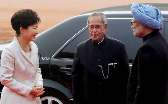 Images: India welcomes South Korean President Park Geun-hye