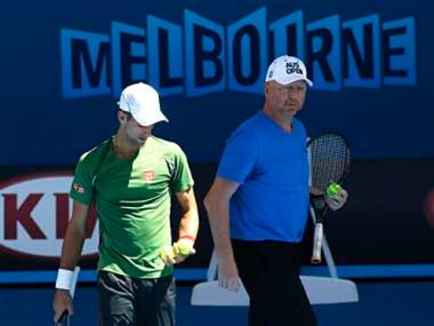 Djokovic looks to Boris boost for fifth Australian title Djokovic looks to Boris boost for fifth Australian title