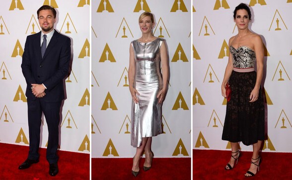 Photos: Oscar nominees arrive for annual luncheon