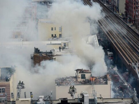At least two dead, 20 injured in New York building collapse At least two dead, 20 injured in New York building collapse