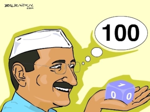 Kejriwal says AAP will win 100 seats: Bravado after Mumbai's tepid response? Kejriwal says AAP will win 100 seats: Bravado after Mumbai's tepid response?