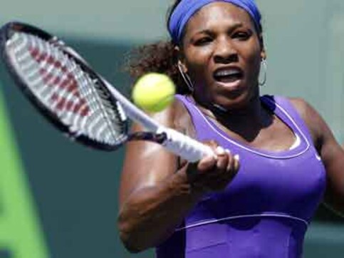 Serena crushes Sharapova to set up Miami final with Li Na Serena crushes Sharapova to set up Miami final with Li Na
