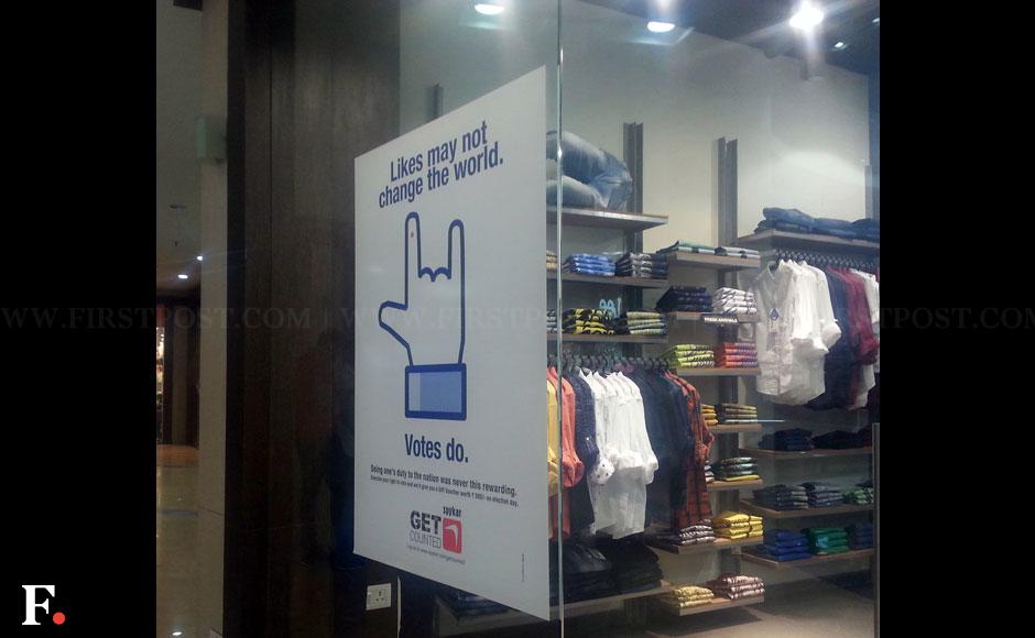 Shopping malls and residential buildings cannot escape the frenzy either. Kavitha Iyer/ Firstpost Shopping malls and residential buildings cannot escape the frenzy either. Kavitha Iyer/ Firstpost