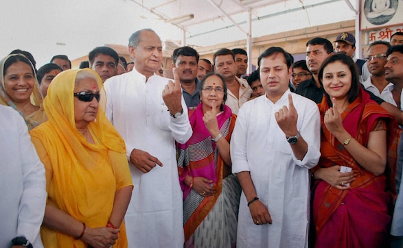 Photos: Patnaik to Raje, here are voters from 5th phase of polling Photos: Patnaik to Raje, here are voters from 5th phase of polling