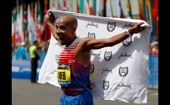 Photos: One year after bombing, thousands run Boston Marathon Photos: One year after bombing, thousands run Boston Marathon