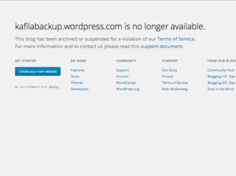 Kafila clarifies blog shutdown due to technical issue Kafila clarifies blog shutdown due to technical issue
