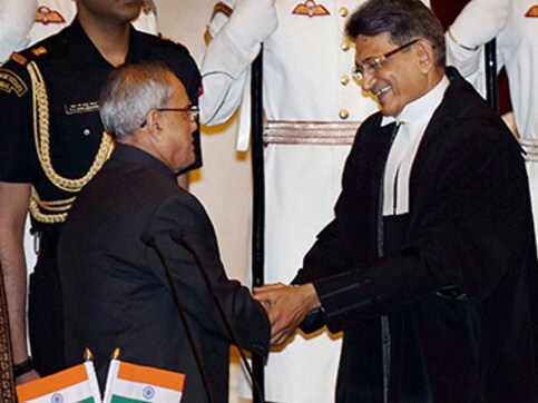 Justice RM Lodha sworn in as new chief justice of India Justice RM Lodha sworn in as new chief justice of India