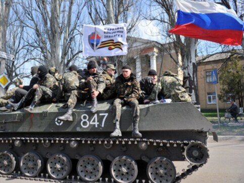 Ukraine crisis: Pro-Russian gunmen storm Mayor's office in east Ukraine crisis: Pro-Russian gunmen storm Mayor's office in east