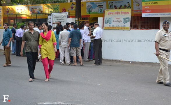 Images: Mumbai's North East seat sees early morning voters Images: Mumbai's North East seat sees early morning voters
