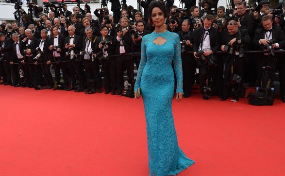 Photos: Mallika, Freida keep it sexy and classy at Cannes red carpet Photos: Mallika, Freida keep it sexy and classy at Cannes red carpet