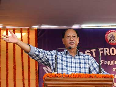 File image of former Nagaland CM Neiphiu Rio. AFP