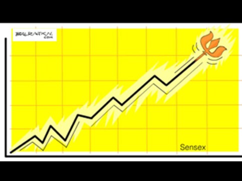 Sensex crosses new high of 24,000 points on exit poll predictions Sensex crosses new high of 24,000 points on exit poll predictions
