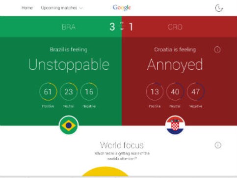 After FB and Twitter, here's Google's FIFA World Cup page After FB and Twitter, here's Google's FIFA World Cup page