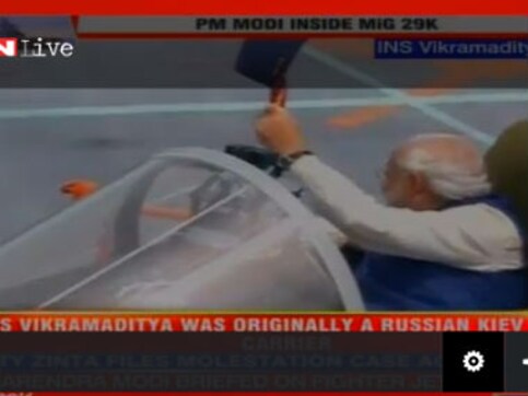 Live: PM Modi congratulates navy officials on INS Vikramaditya Live: PM Modi congratulates navy officials on INS Vikramaditya