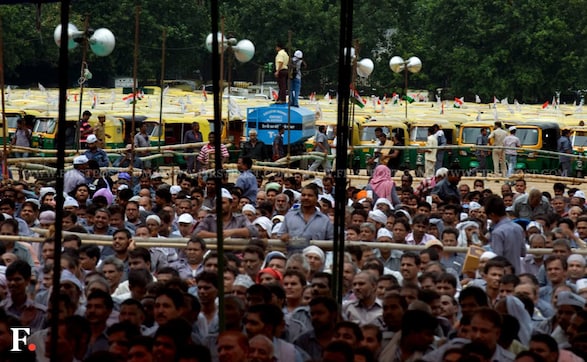 Photos: Kejriwal preps for Delhi polls, turns to auto drivers once again Photos: Kejriwal preps for Delhi polls, turns to auto drivers once again
