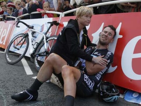 Agony for Cavendish, joy for Kittel as Tour de France begins Agony for Cavendish, joy for Kittel as Tour de France begins
