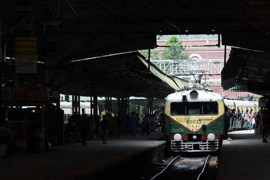 Local train at Chennai Beach Station climbs onto platform, no casualty reported Local train at Chennai Beach Station climbs onto platform, no casualty reported