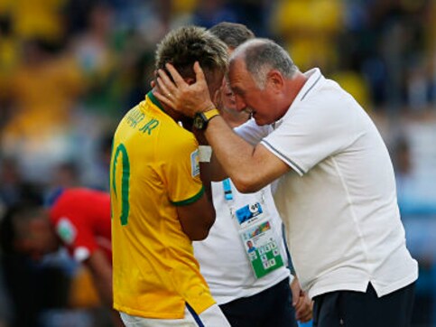 Brazil coach Scolari's rallying cry: Let's win it for Neymar Brazil coach Scolari's rallying cry: Let's win it for Neymar