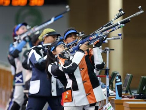 CWG 2014: Harpreet, Narang, Lajja all win as shooters bring home five more medals CWG 2014: Harpreet, Narang, Lajja all win as shooters bring home five more medals