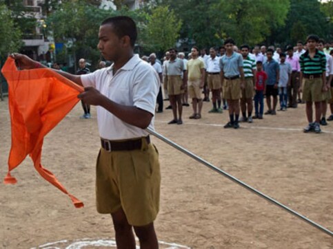 RSS worker Sandeep Sharma shot dead by motorcycle-borne men in Uttar Pradesh; BJP MLA, party workers gather outside hospital RSS worker Sandeep Sharma shot dead by motorcycle-borne men in Uttar Pradesh; BJP MLA, party workers gather outside hospital