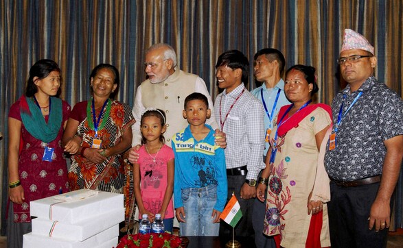 Photos: When PM Modi re-united dharamputra Bahadur with his family Photos: When PM Modi re-united dharamputra Bahadur with his family