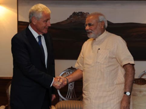 Modi voices concern over Iraq as US Defence Secy meets him Modi voices concern over Iraq as US Defence Secy meets him