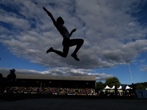Khelo India Youth Games: S Saran clinches gold in U-21 long jump with a 7.41m leap Khelo India Youth Games: S Saran clinches gold in U-21 long jump with a 7.41m leap
