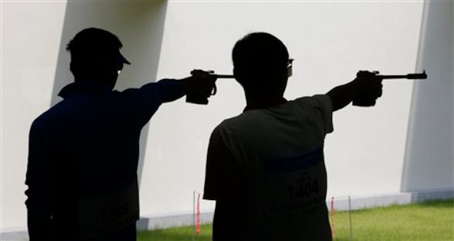 Asian Games: Indian men narrowly miss out on bronze in 25m rapid fire pistol Asian Games: Indian men narrowly miss out on bronze in 25m rapid fire pistol