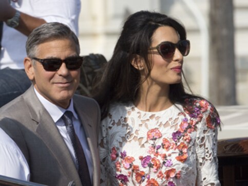 Mr and Mrs Clooney spotted: Amal steps out with hubby George for brunch with friends Mr and Mrs Clooney spotted: Amal steps out with hubby George for brunch with friends