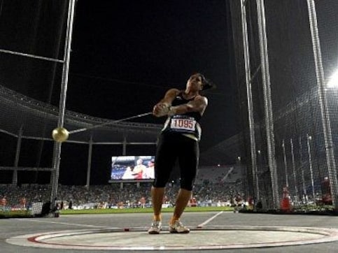 Manju Bala gets silver medal after Chinese gold medallist in hammer throw is disqualified Manju Bala gets silver medal after Chinese gold medallist in hammer throw is disqualified