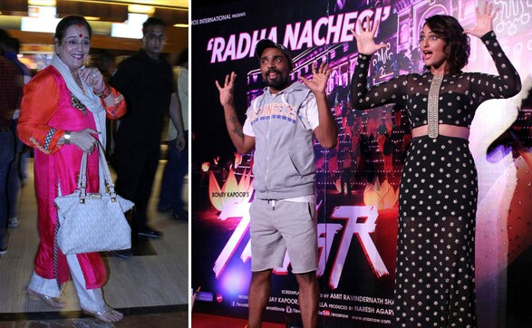 Sonakshi Sinha steals the show at the launch of the new 'Tevar' song Sonakshi Sinha steals the show at the launch of the new 'Tevar' song