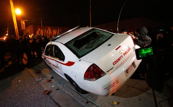 Photos: Protests in Ferguson after cop who shot unarmed teen not charged Photos: Protests in Ferguson after cop who shot unarmed teen not charged