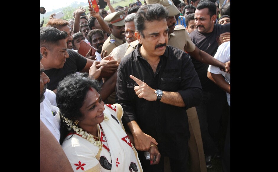 Actor Kamal Haasan turned 60 on Friday, and took up the Swachh Bharat challenge to mark his birthday. Firstpost Actor Kamal Haasan turned 60 on Friday, and took up the Swachh Bharat challenge to mark his birthday. Firstpost