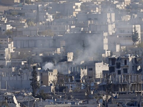 Top US envoy says Islamic State 'impaled' itself by gathering in Kobane Top US envoy says Islamic State 'impaled' itself by gathering in Kobane