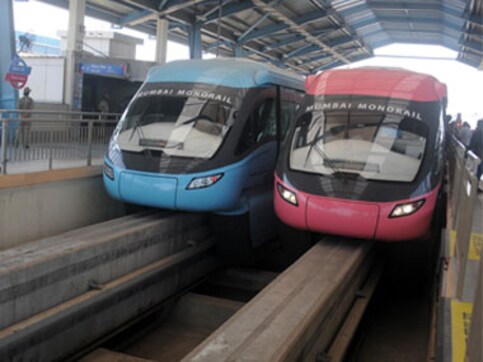 Eight months old, Mumbai's colourful monorail facing teething troubles Eight months old, Mumbai's colourful monorail facing teething troubles