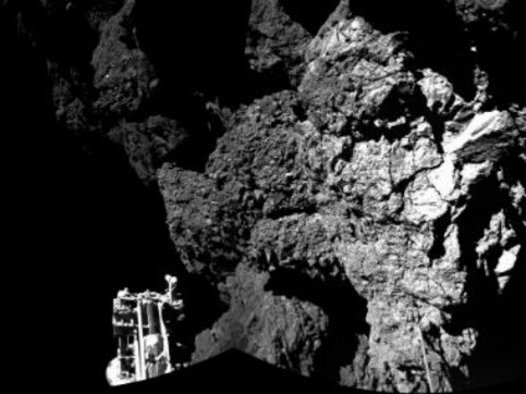 Results from comet lander Philae's experiments expected today Results from comet lander Philae's experiments expected today