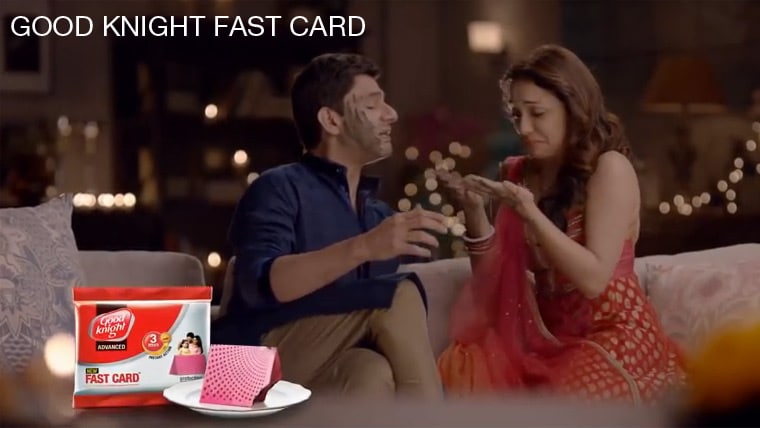 GOOD KNIGHT FAST CARD: With rising instances of dengue and malaria across India, Godrej’s Good Knight Fast Card is an ultra-smart and highly relevant solution. It is India’s first paper based mosquito repellant which is accessible and affordable by all, available at a price of Re. 1/-. Fast Card starts working within a mere 3 minutes and lasts all of 4 hours! All you need to do is fold it, light it up and place it where you want instant action. Then stand back and watch, as the mosquitoes go fattack se furr! Watch this ultra-coool innovation in action in the video alongside. GOOD KNIGHT FAST CARD: With rising instances of dengue and malaria across India, Godrej’s Good Knight Fast Card is an ultra-smart and highly relevant solution. It is India’s first paper based mosquito repellant which is accessible and affordable by all, available at a price of Re. 1/-. Fast Card starts working within a mere 3 minutes and lasts all of 4 hours! All you need to do is fold it, light it up and place it where you want instant action. Then stand back and watch, as the mosquitoes go fattack se furr! Watch this ultra-coool innovation in action in the video alongside.