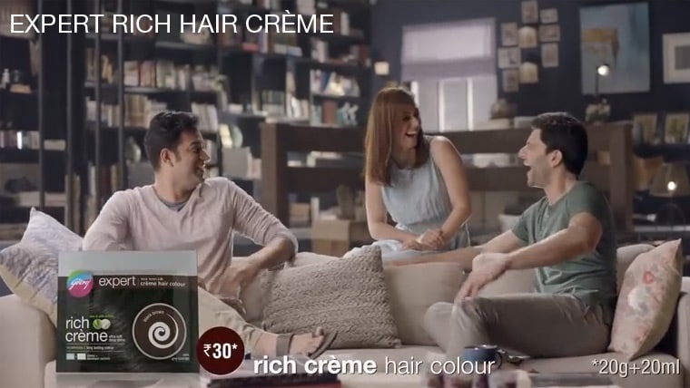 EXPERT RICH HAIR CRÈME: Creating products that directly speak to consumer needs has always been Godrej’s USP. Many of us remain hesitant about using hair colour as we are unsure how to mix the right quantity. Meet Godrej’s naya idea– pre-measured sachets of Expert Rich Hair Crème. This ammonia-free, herbal solution turns into a gel after application, neatly setting the hair. Rich with henna and amla contents, it not only colours but also conditions and strengthens hair deeply. It comes in a variety of colours – natural black, black brown, dark brown, natural brown and burgundy. Check out this break through product in the video alongside. EXPERT RICH HAIR CRÈME: Creating products that directly speak to consumer needs has always been Godrej’s USP. Many of us remain hesitant about using hair colour as we are unsure how to mix the right quantity. Meet Godrej’s naya idea– pre-measured sachets of Expert Rich Hair Crème. This ammonia-free, herbal solution turns into a gel after application, neatly setting the hair. Rich with henna and amla contents, it not only colours but also conditions and strengthens hair deeply. It comes in a variety of colours – natural black, black brown, dark brown, natural brown and burgundy. Check out this break through product in the video alongside.