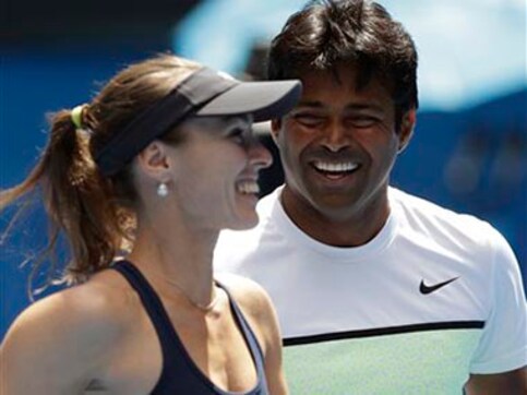 Australian Open: Paes-Hingis enter final, Sania-Soares ousted Australian Open: Paes-Hingis enter final, Sania-Soares ousted