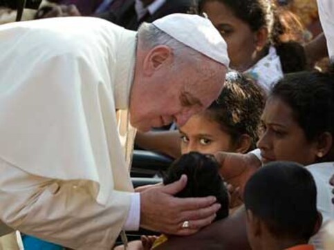 Sri Lanka gets its first saint: Pope holds outdoor mass for lakhs by Colombo seafront Sri Lanka gets its first saint: Pope holds outdoor mass for lakhs by Colombo seafront