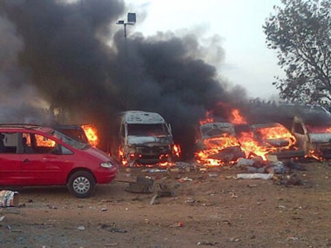 Suicide bomber kills 12 at bus station in northeast Nigeria Suicide bomber kills 12 at bus station in northeast Nigeria
