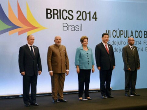 BRICS $100 bn bank launched in Shanghai with K V Kamath as president BRICS $100 bn bank launched in Shanghai with K V Kamath as president