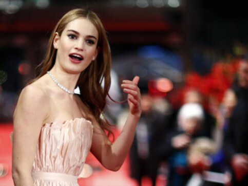 For her Cinderella act, Lily James prepared by reading about Gandhi For her Cinderella act, Lily James prepared by reading about Gandhi