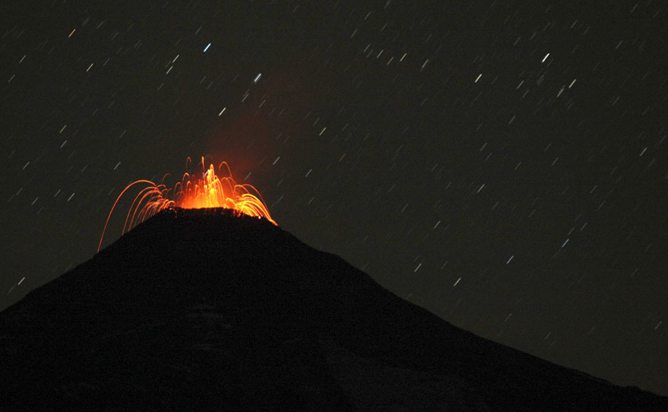 The Villarrica expelled smoke as scientists warn the concentration of lava, contained within the structure, is close to the crater. On March 3, a short-lived eruption of ash and rock led to the evacuation of thousands from the nearby area. Authorities have restricted access to the area within 5 kilometres of the crater. (Reuters image) The Villarrica expelled smoke as scientists warn the concentration of lava, contained within the structure, is close to the crater. On March 3, a short-lived eruption of ash and rock led to the evacuation of thousands from the nearby area. Authorities have restricted access to the area within 5 kilometres of the crater. (Reuters image)