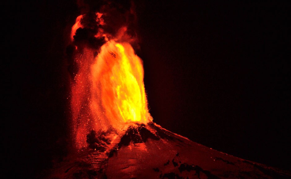 Major eruptions in 1985 and 1992 added lava layers and two new cones to Villarrica. Historical records of this volcano's eruptions go back to 1558. (Reuters image) Major eruptions in 1985 and 1992 added lava layers and two new cones to Villarrica. Historical records of this volcano's eruptions go back to 1558. (Reuters image)