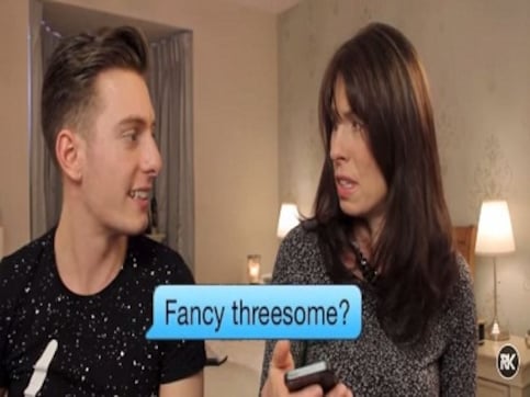 What's 'group fun' again? Mother-son read out Grindr messages in hilarious video What's 'group fun' again? Mother-son read out Grindr messages in hilarious video